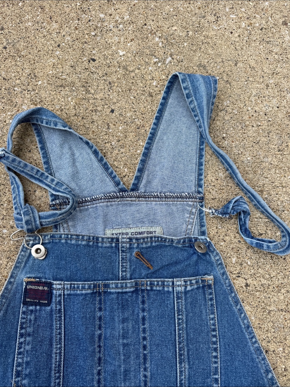 Vintage Men’s Unionbay Overalls Jeans Cargo Size 30 Inseam 32 - Picture 3 of 13
